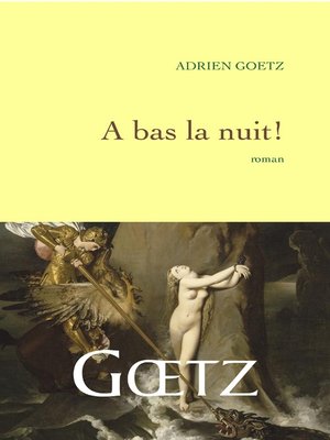 cover image of A bas la nuit